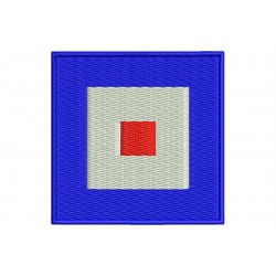 Parche Bordado Bandera "W" ICS Whiskey