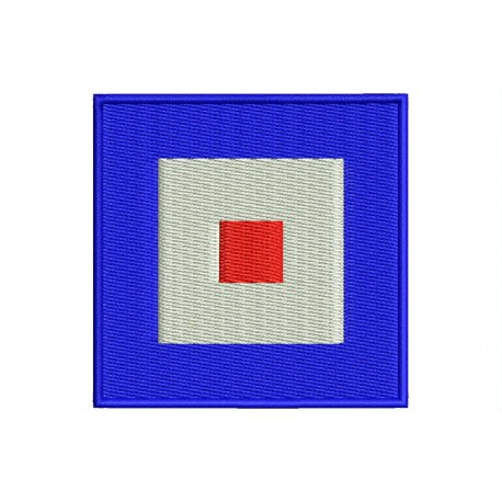 Parche Bordado Bandera "W" ICS Whiskey