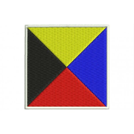 ICS ZULU FLAG Embroidered Patch