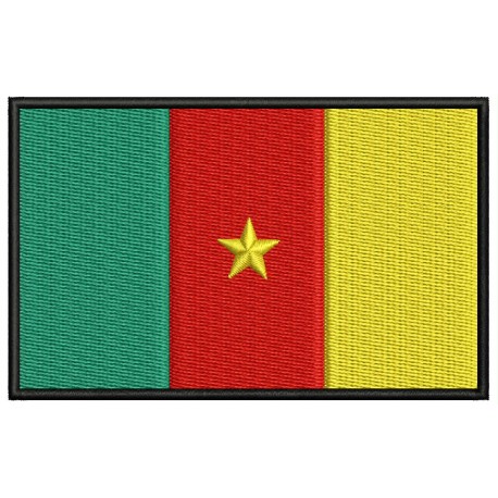 Parche Bordado Bandera CAMERUN