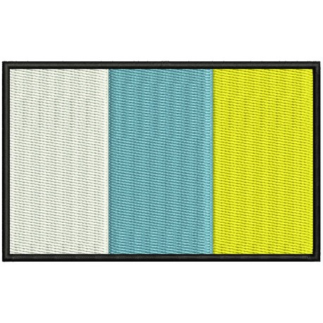 CANARY ISLANDS FLAG Embroidered Patch