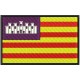 BALEARIC ISLANDS FLAG Embroidered Patch