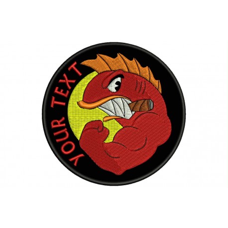 Parche Bordado HELLFISH (Personalizable)