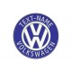 Parche Bordado VOLKSWAGEN (Personalizable)