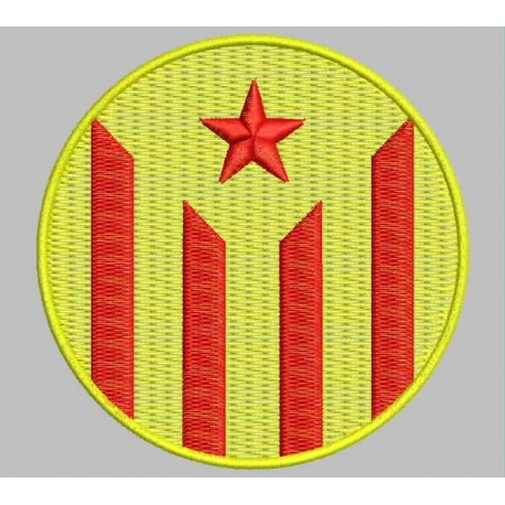 CATALONIA RED ESTELADA Embroidered Patch