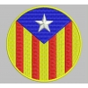 CATALONIA BLUE ESTELADA Embroidered Patch