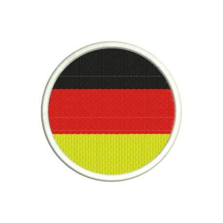 Parche Bordado Bandera ALEMANIA (Circular)