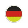 GERMANY FLAG (Circle) Embroidered Patch