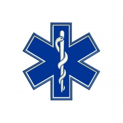 Parche Bordado SERVICIOS MEDICOS EMERGENCIA (EMS)