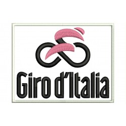 Parche Bordado GIRO de ITALIA (Fondo BLANCO)
