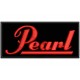 PEARL Drums Embroidered Patch