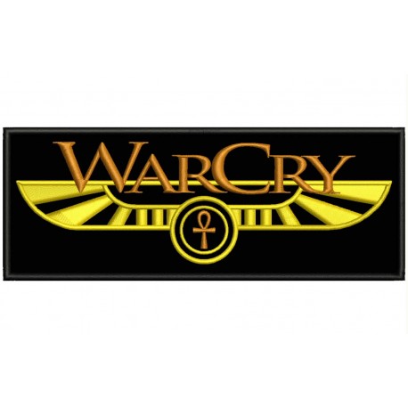Parche Bordado WARCRY (Fondo BLANCO)