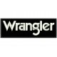 Parche Bordado WRANGLER (Bordado BLANCO / Fondo NEGRO)