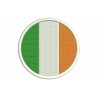 IRELAND FLAG (Circle) Embroidered Patch