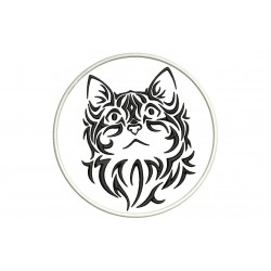 TRIBAL CAT Embroidered Patch