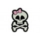SKULL GIRL Embroidered Patch