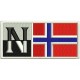NAPAPIJRI with NORWAY FLAG Embroidered Patch