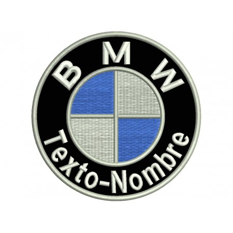Parche Bordado Logo BMW (Personalizable)