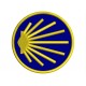 SCALLOP SHELL (St James´s Way) Embroidered Patch