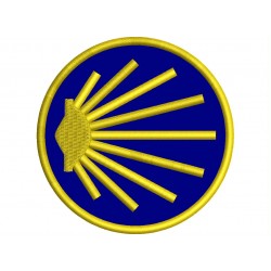 SCALLOP SHELL (St James´s Way) Embroidered Patch