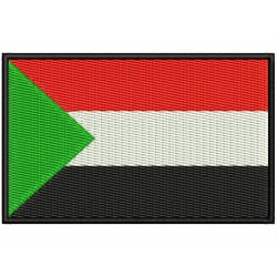 SUDAN FLAG Embroidered Patch