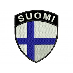 FINLAND SHIELD Embroidered Patch