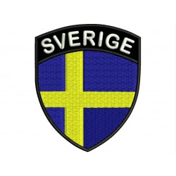 Parche Bordado Escudo SUECIA