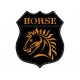 HORSE SHIELD Embroidered Patch