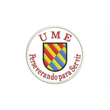 UME (Military Emergency Unit) and Motto Embroidered Patch