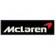 Parche Bordado MCLAREN (Fondo NEGRO)
