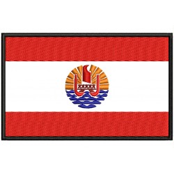Parche Bordado Bandera POLINESIA FRANCESA