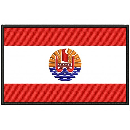 Parche Bordado Bandera POLINESIA FRANCESA