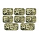 BLOOD GROUP (MILITARY) Embroidered Patch