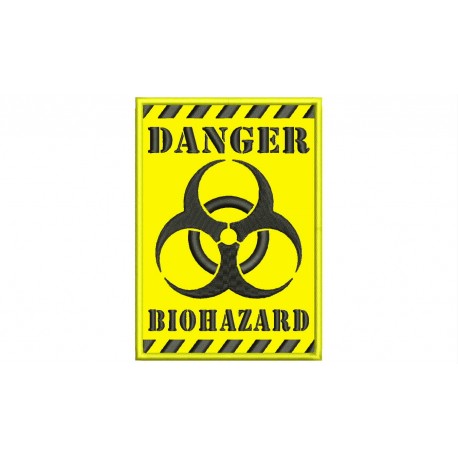 BIOHAZARD DANGER Embroidered Patch