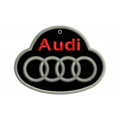LLAVERO BORDADO AUDI (Mod. 4)