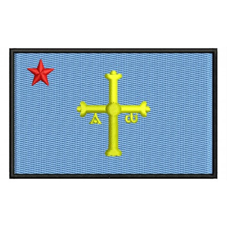 Parche Bordado Bandera ASTURIAS (NACIONALISTA)