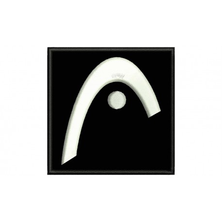 HEAD (Logo) Embroidered Patch