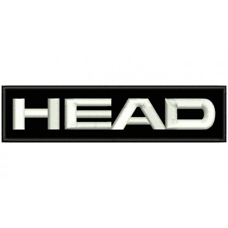 HEAD (Letters) Embroidered Patch