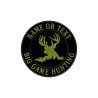 BIG GAME HUNTING Custom Embroidered Patch