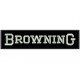 BROWNING (Letters) Embroidered Patch