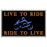 Parche Bordado LIVE TO RIDE