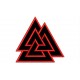 VALKNUT (NORDIC SIMBOLOGY) Embroidered Patch