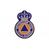 Parche Bordado PROTECCION CIVIL Personalizable (Emblema con Corona)
