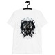 Camiseta Impresa Diseño Lobo (Blanco)