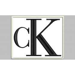 CALVIN KLEIN (Logo) Embroidered Patch