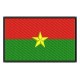 BURKINA FASO FLAG Embroidered Patch