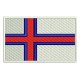 FAROE ISLANDS FLAG Embroidered Patch