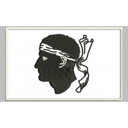 CORSICA FLAG Embroidered Patch
