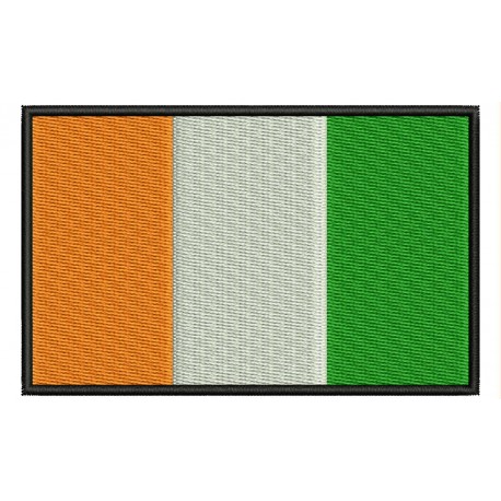 IVORY COAST FLAG Embroidered Patch