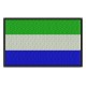 SIERRA LEONE FLAG Embroidered Patch